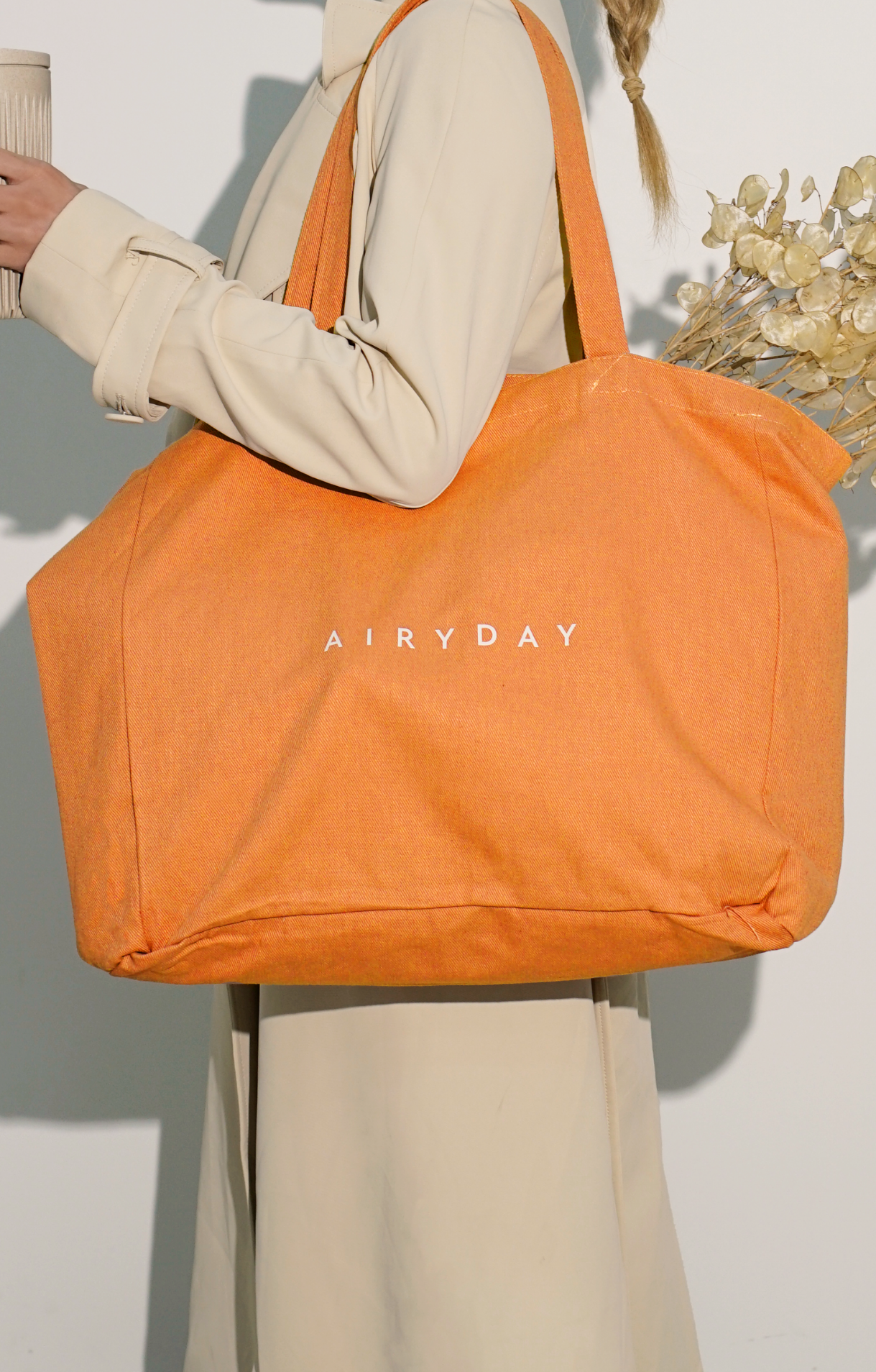 Canvas Tote Bag - Orange