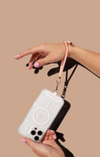 Wrist Phone Strap - Peach