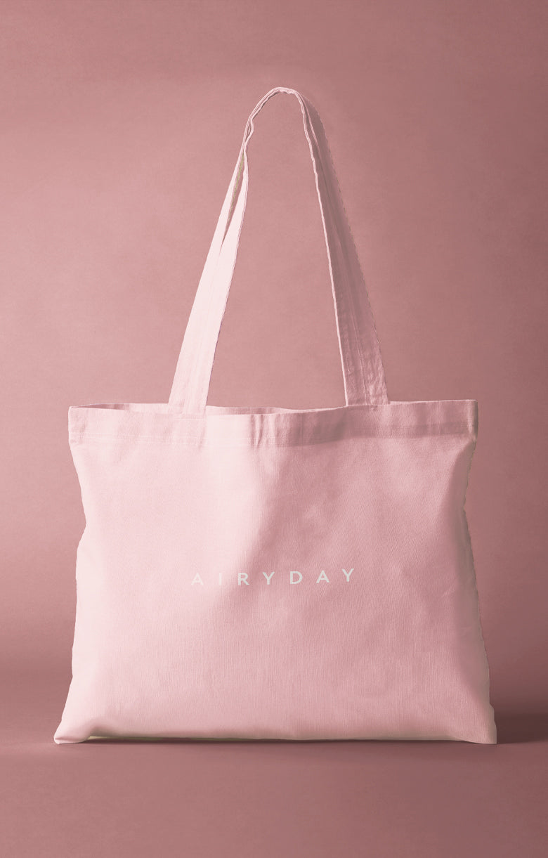 Canvas Tote Bag - Pink